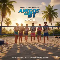 Confraternização Amigos BT Ano II - Masculino comemorativa confra