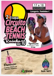 2 etapa Rainha das 10 de beach tênis  - DUPLA FEMININA C