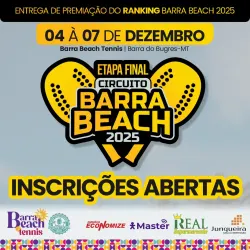 4° ETAPA DO CIRCUITO BARRA BEACH 2025 - CIRCUITO BARRA BEACH CAT. MASC. B