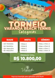 TORNEIO SOLARIS- VARANDA BEACH TENNIS- Monte Carmelo - Masculina D