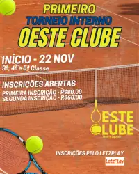 Primeiro Torneio Interno Oeste Clube - 5ª CLASSE