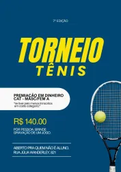 7ª TORNEIO INTERNO TÊNIS - MASC ESTREANTES 
