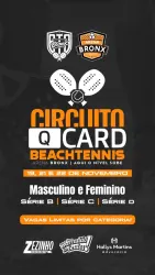 Circuito QCARD de BeachTennis - Arena Bronx - Dupla Masculino - Série C