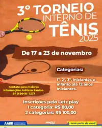 3ª Etapa Torneio Interno AABB Jataí Goiás. - 1 ª Classe