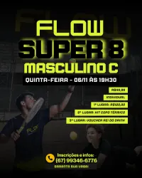 FLOW Super 8 - Maculino C - 06/11 - DUPLA MASCULINA C