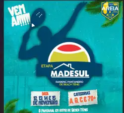 Etapa Madesul - Ranking Pantaneiro de Beach Tennis - DUPLA MISTA "A"
