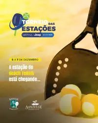 BEACH TENNIS: TORNEIO DAS ESTAÇÕES JEEP | DIVESA - ETAPA VERÃO - DUPLA MISTA C