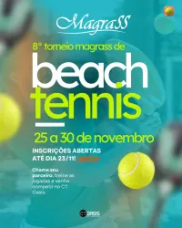 8º Torneio Magrass de Beach Tennis - Masculino Iniciante