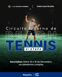 4° Etapa Circuito Interno de Beach Tennis 2025 - Feminina  E