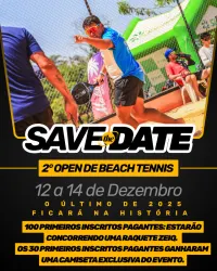 2° Open Supermercado Santa Cruz de beach tennis - MASCULINO A