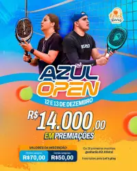 1º AZUL OPEN  - FEMININO INICIANTE