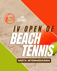 IV OPEN DE BEACH TENNIS - NEW VILLE - Mista Intermediária 