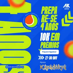 OPEN 4 ANOS ARENA KIRMARYR - ARENA KIRMAYR JOOG - MASCULINA INICIANTE