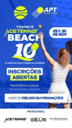 ACE TENNIS BEACH 10  - Dupla Feminina - B/C