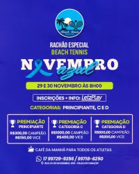 RACHÃO ESPECIAL - NOVEMBRO AZUL - Categoria D - Iniciante - Masculino