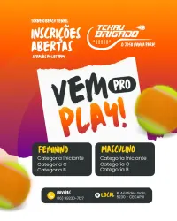 TORNEIO TCHAU BRIGADO ARENA BEACH TIME - MASCULINA C