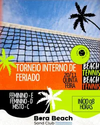 TORNEIO INTERNO - FERIADÃO BORA BEACH 20/11 - MISTO - C 
