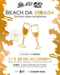 Beach da virada - Torneio para amadores - DUPLA MISTA D
