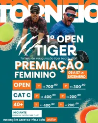 1º Open Tiger Beach Sport  - Feminino C