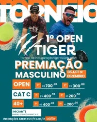 1º Open Tiger Beach Sport  - Masculino 40+