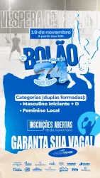 2º BOLÃO DE BEACH TENNIS TRAIRI 74 ANOS - DUPLA MASCULINA INICIANTE + D