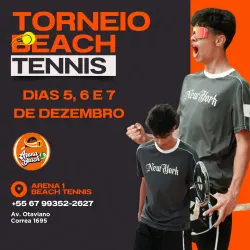 TORNEIO ARENA 1 BEACH TENNIS - Dupla Feminina - E