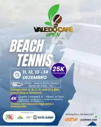 1º Vale  do Café Open de Beach Tennis – Arena Barra Beach  - DUPLA MASCULINA C