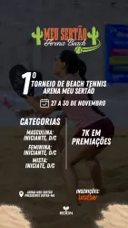 1º Torneio Meu Sertão Arena Beach - Dupla Mista D/C