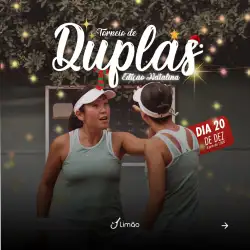 Torneio de duplas De Natal - Limão Tênis - 250/ 250 Feminino