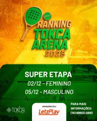 SUPER ETAPA RANKING TOKCA ARENA -2025/2º SEMESTRE
