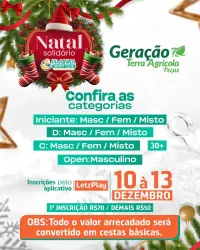 III TORNEIO NATAL BENEFICENTE - PRAINHA / GERAÇÃO TERRA AGRÍCOLA  PEÇAS - D - MISTO