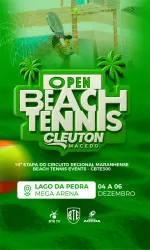 CBTE300 - 10ª Etapa - Open de Beach Tennis Cleuton Macedo - Mega Arena Sport - Lago da Pedra-MA - Dupla Masculina D
