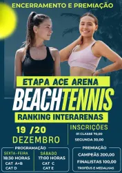 ÚLTIMA ETAPA RANKING INTER ARENAS FEMININO - ACE ARENA  - FEMININO D 