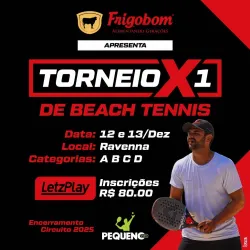 TORNEIO X1 FRIGOBOM - MASC B 
