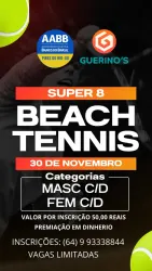 1º Super 8 Novembro de Beach Tennis 🏖️