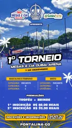 1° TORNEIO MESAS E CIA DUBAI ARENA (INTERNO) - DUPLA FEMININA D