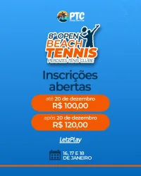 8º Open de Beach Tennis de Perdizes - PTC - Mista D