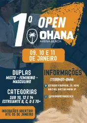 1º Open Ohana Arena Beach - DUPLA MISTA C