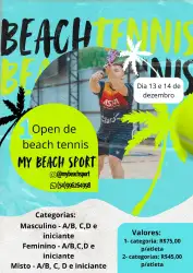 1° OPEN de Beach tennis My Beach sport 