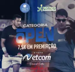 II ETAPA - CIRCUITO PI DE BEACH TENNIS 2026 - NETCOM TELECOM - MASCULINO OPEN 
