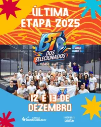 3º ETAPA BT DOS SELECIONADOS - SIMPLES MASCULINO OPEN