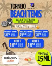 1 OPEN TJ ARENA DE BEACH TENNIS  - MISTA C
