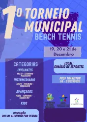 1º TORNEIO MUNICIPAL DE BEACH TENNIS 