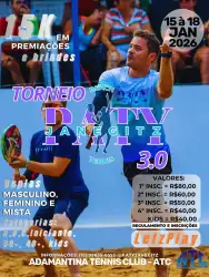 TORNEIO PATY JANEGITZ BEACH TENNIS 3.0 - MASC. A - SAB 14:00H