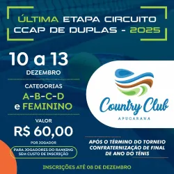 Circuito CCAP de Duplas 2025 - Terceira Etapa - A