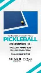 Inauguração Pickleball- Sharx Amistà - Masculina Livre