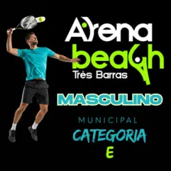 2• Torneio de Beach Tennis da ARENA BEACH TRÊS BARRAS - DUPLA MASCULINA E MUNICIPAL 
