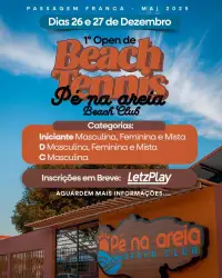 1º OPEN DE BEACH TENNIS PÉ NA AREIA BEACH CLUB - MASCULINA D