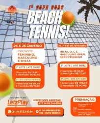 1ª Copa Ouro Beach (Iniciante) - DUPLA FEMININA  INICIANTE