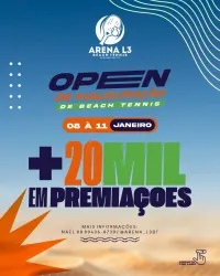 Open de Inauguração Arena L3 Beach Tennis - Jaguaribara - Ce - DUPLAS MISTA INICIANTE